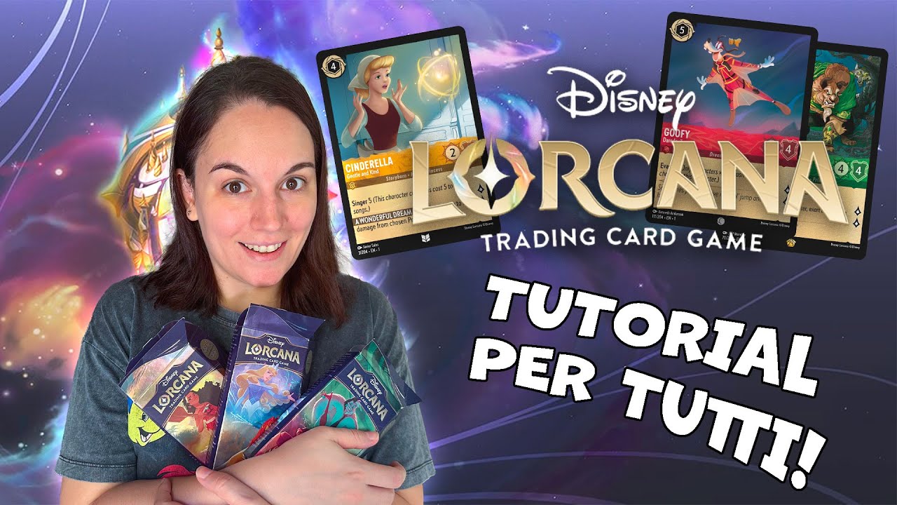 Disney LORCANA - COME SI GIOCA al gioco di carte di Topolino spiegato FACILE