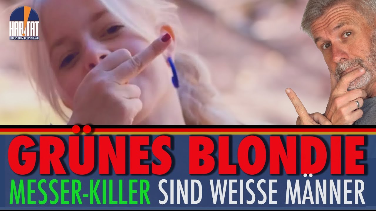 💥DREIST & BIZARR: DEUTSCHE WEISSE MESSERSTECHER 🤡 JETTE 'Blondie' NIETZARD giftet gegen Bio-Deutsche