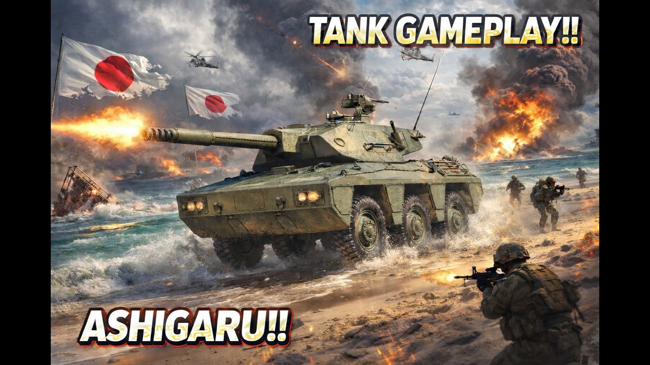New Japanese Wheeled Tank Destroyer!! Ashigaru!!