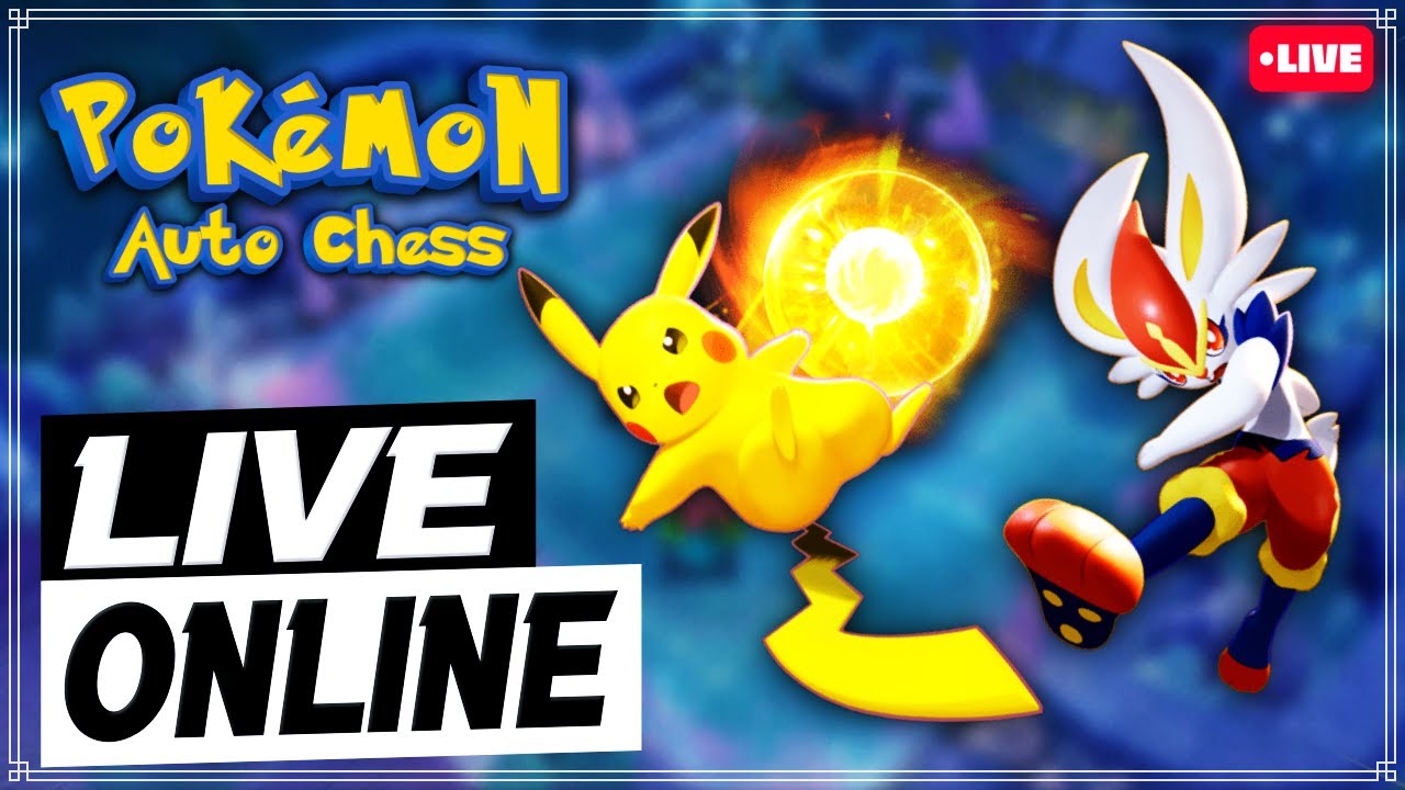🔴 LIVE - TESTANDO COMPS NO NOVO JOGO DO POKEMON AUTOCHESS TFT