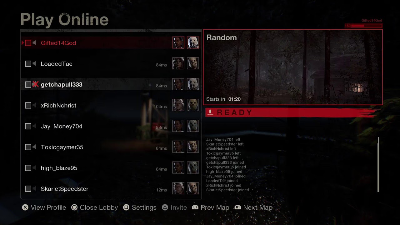 Friday, the 13th played on PlayStation.