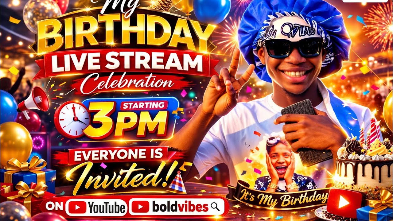 BIRTHDAY 🎉 HAPPY 😊 BOLUVIBES27