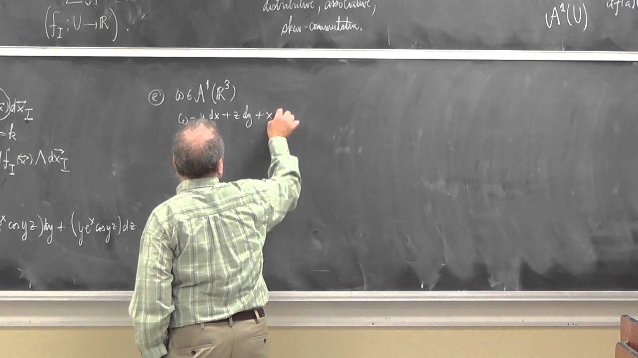 Shifrin Math 3510 Day26: Differential forms and the exterior derivative