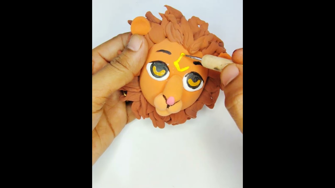 Narsimha🙏|Easy way to make Narsimha with Air Dry Clay 