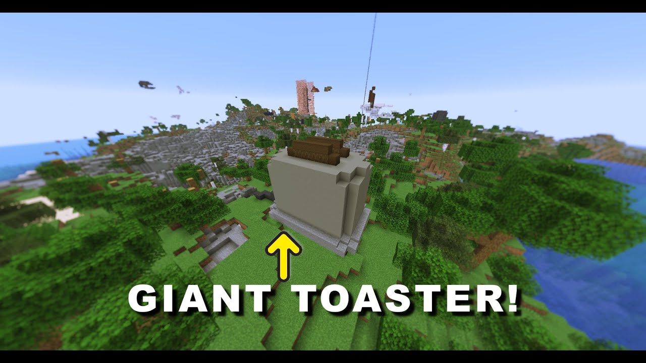 I Blew up a GIANT Toaster in Minecraft...