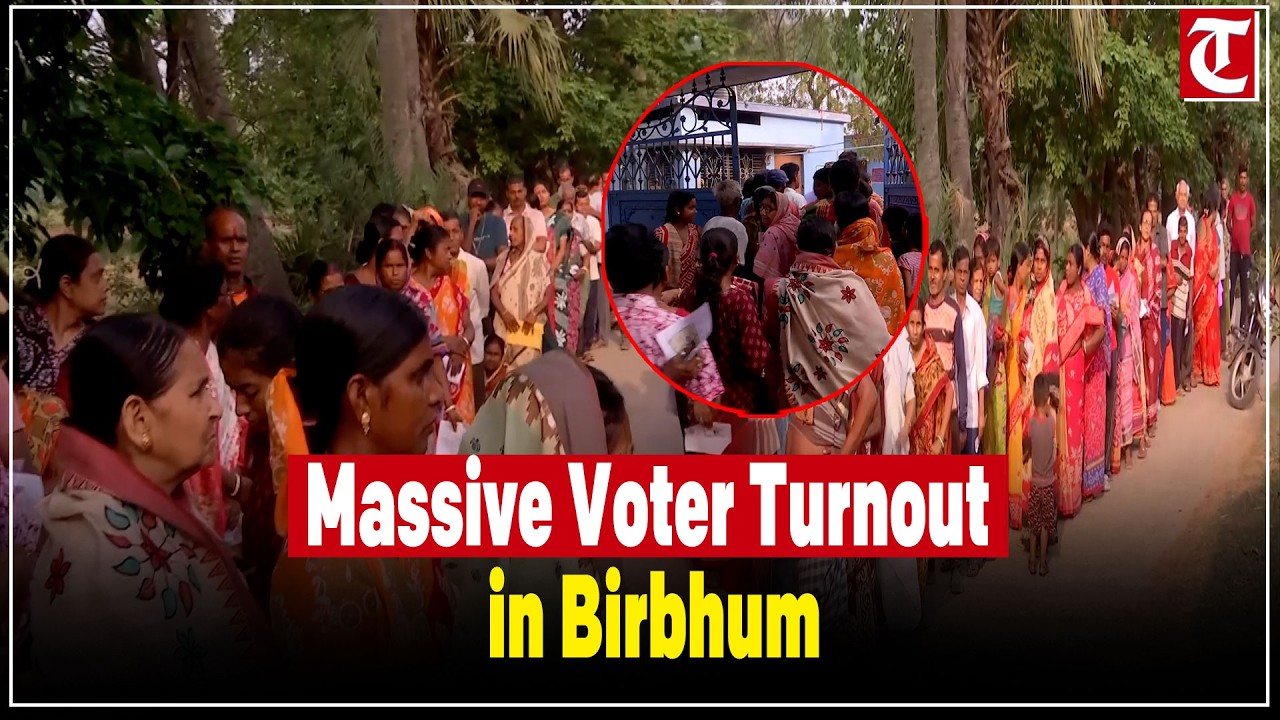 West Bengal Elections 2026: Huge voter queues in Birbhum as Phase 1 polling begins