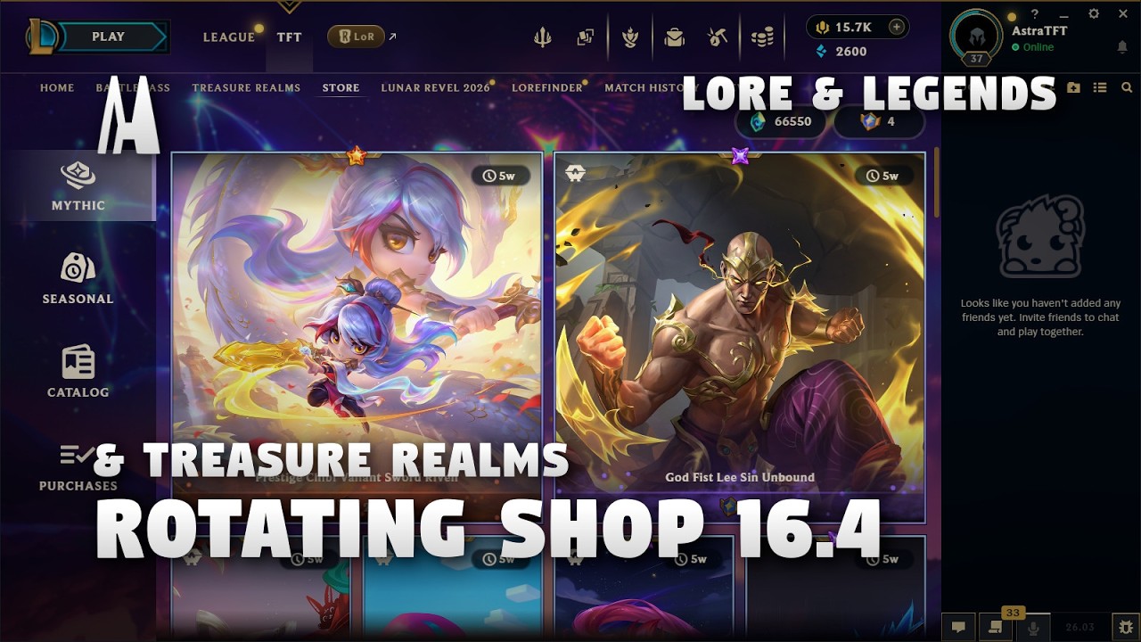 ROTATING SHOP & TREASURE REALMS | TFT 16.4