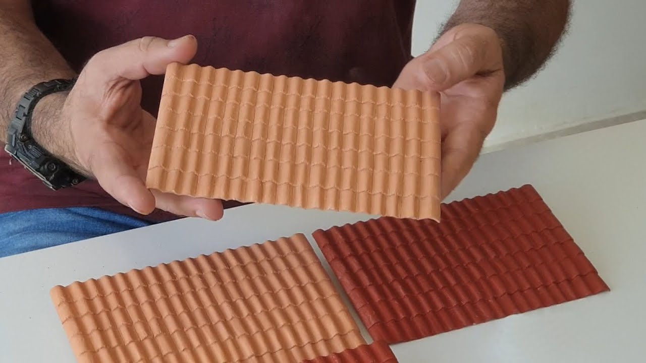 Cómo hacer un TEJADO de RESINA para tus MAQUETAS utilizando un molde de silicona.