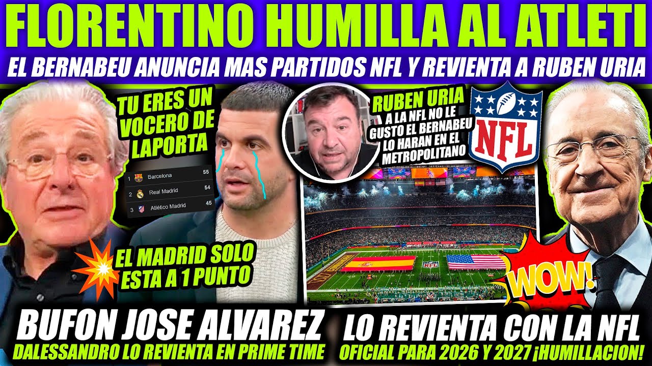 JOSE ALVAREZ REVENTADO POR DALESSANDRO EL BARCELONA ES TRAICIONERO - FLORENTINO HUMILLA A RUBEN URIA