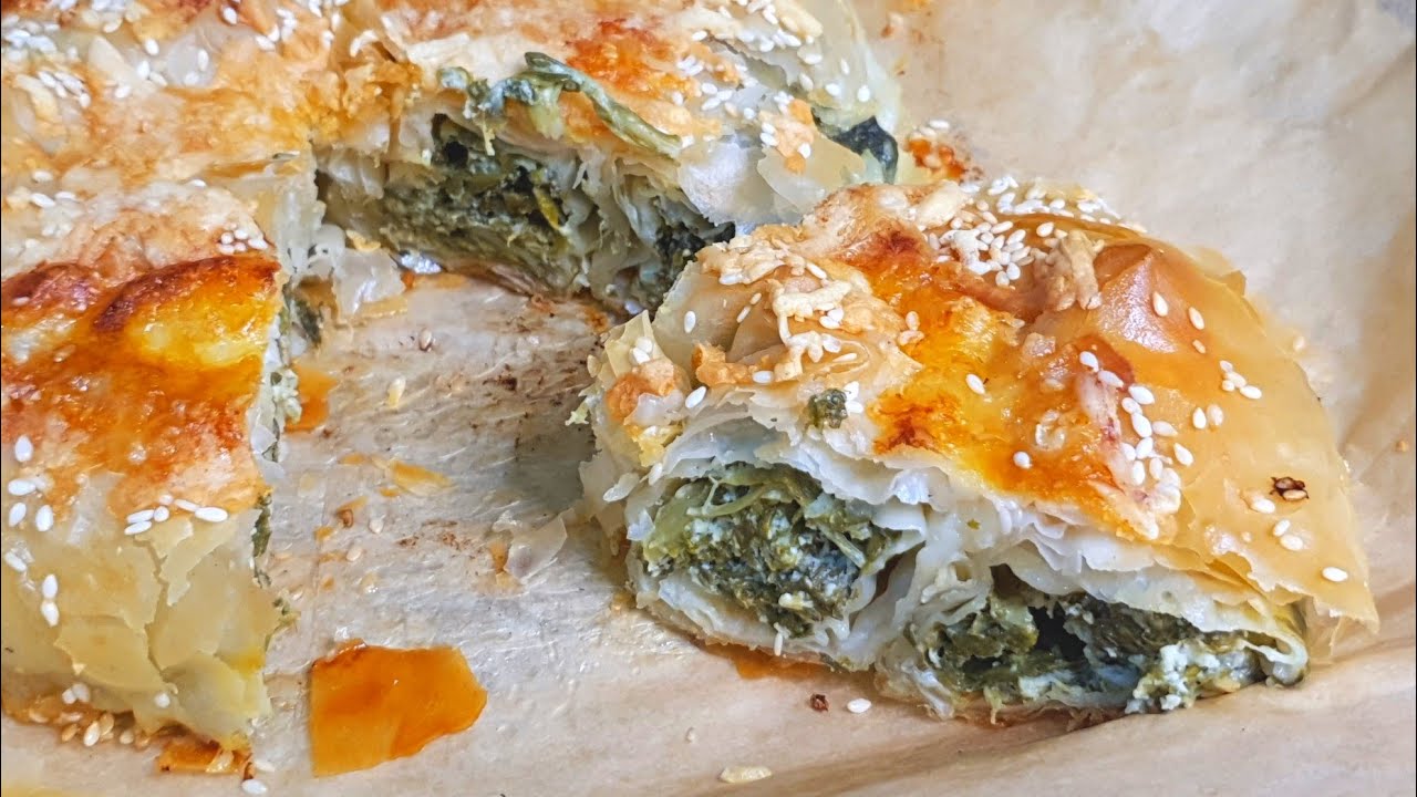 מאפה פילו קריספי עם גבינות ותרד Filo dough pastry with spinach and cheeses מטבח בקלי קלות ליהי קרויץ