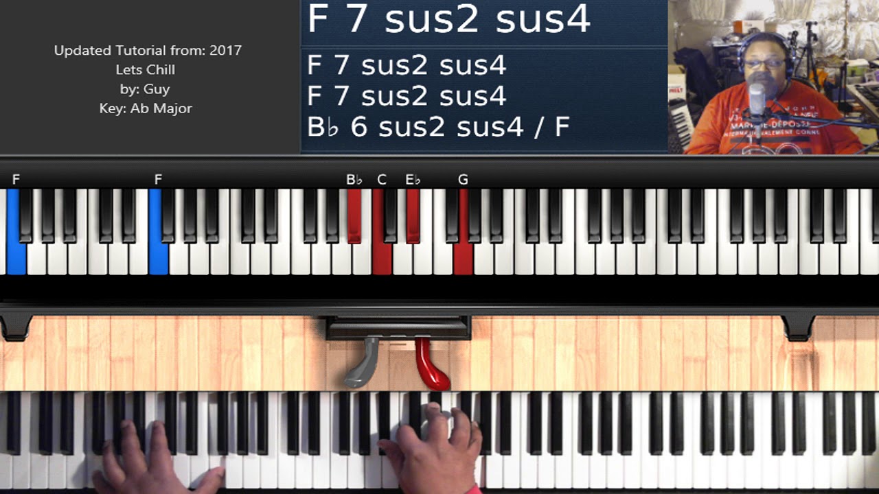 Lets Chill (by Guy) - PIANO TUTORIAL
