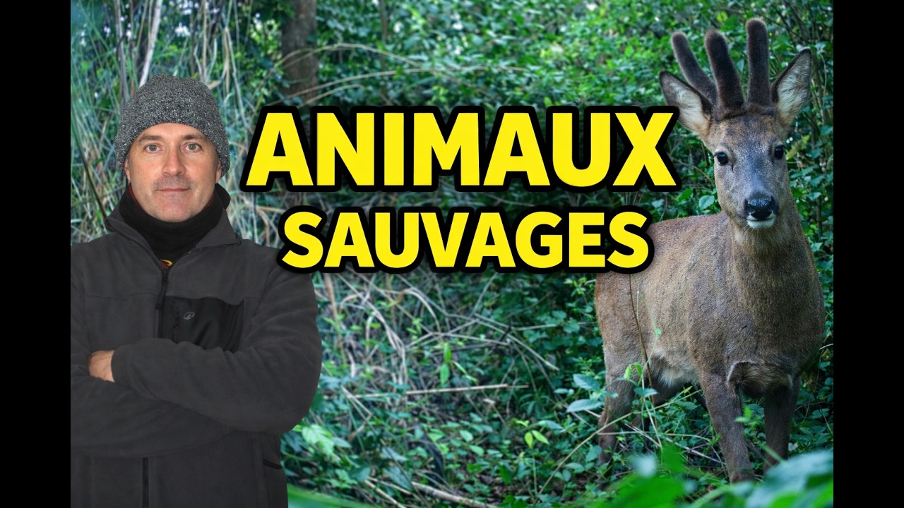 Rencontres incroyables avec la faune sauvage : chevreuils, renards, blaireau, lièvre...