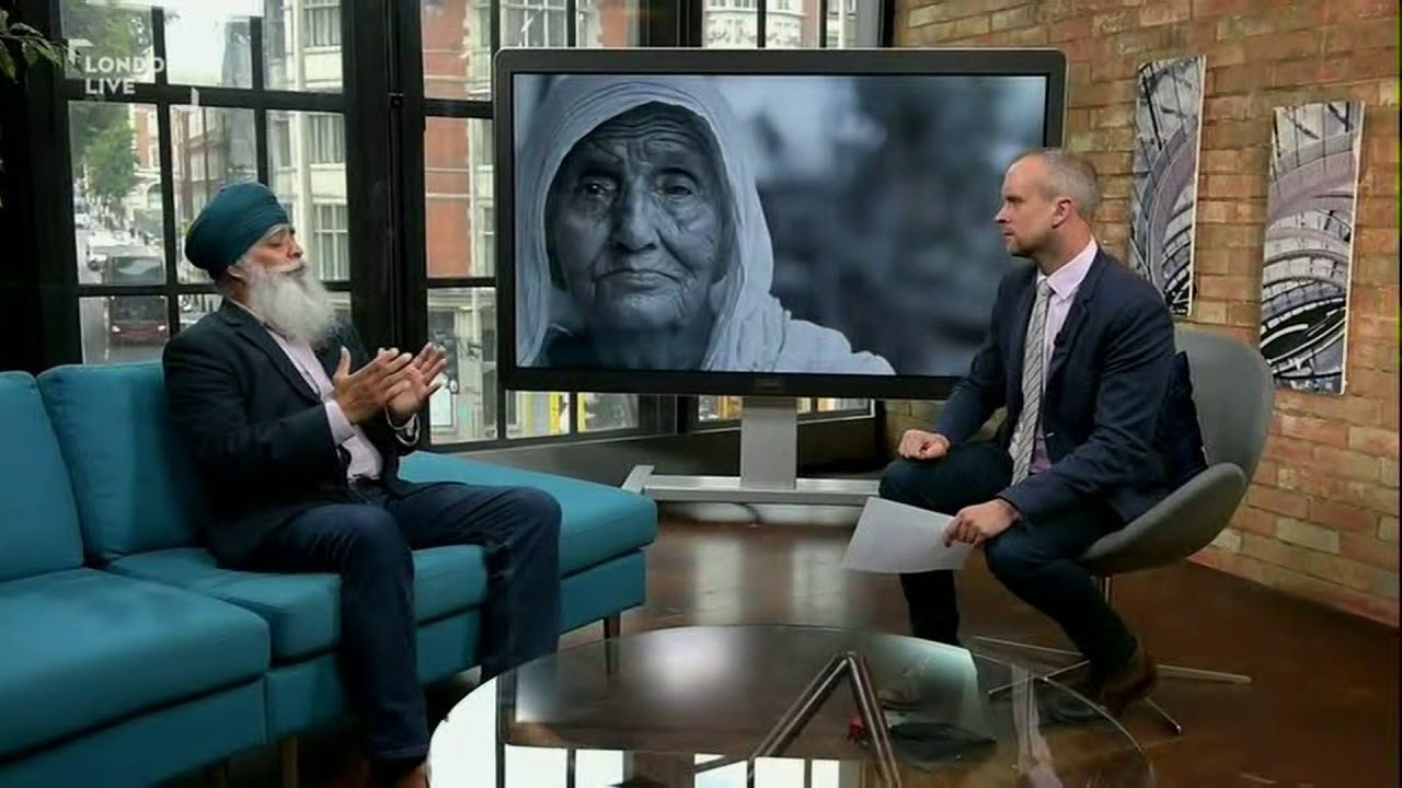 Ravi Singh on London Live talking about Lapata Exhibition