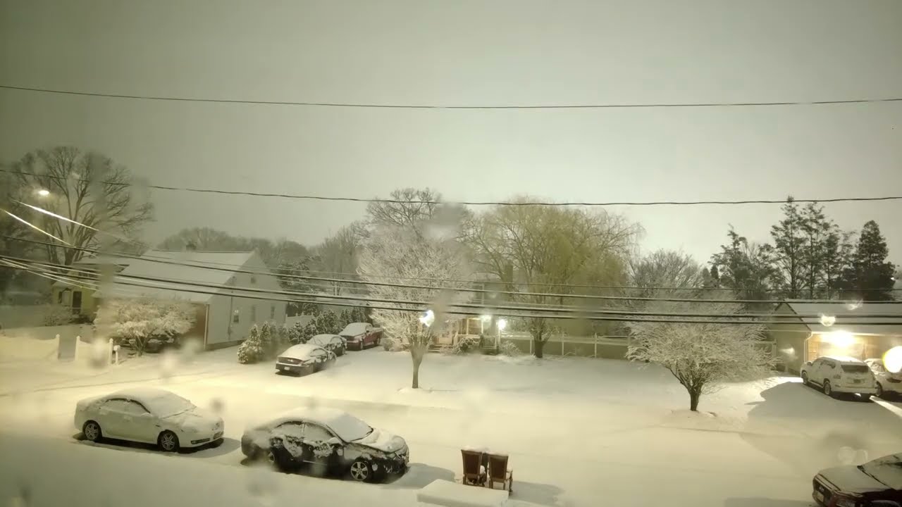 Snowstorm Timelapse Long Island