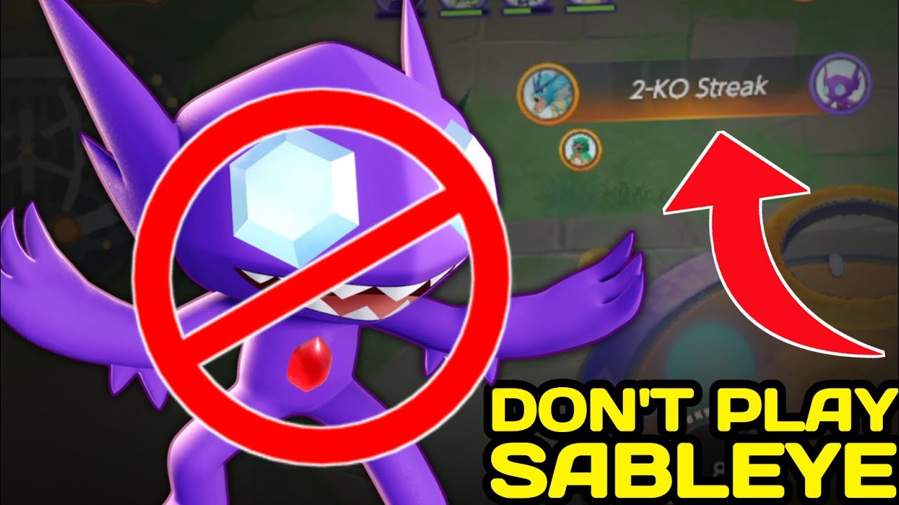 Don't Play Sableye in this Massive Damage Meta 😖 Pokemon Unite - NINZA PLAYS
