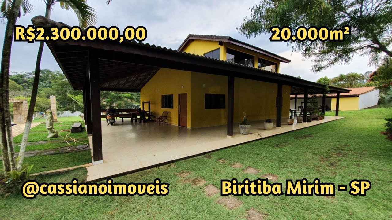 ((VENDIDO)) Fascinante sítio de 20.000M² em Biritiba Mirim - R$ 2.300.000,00