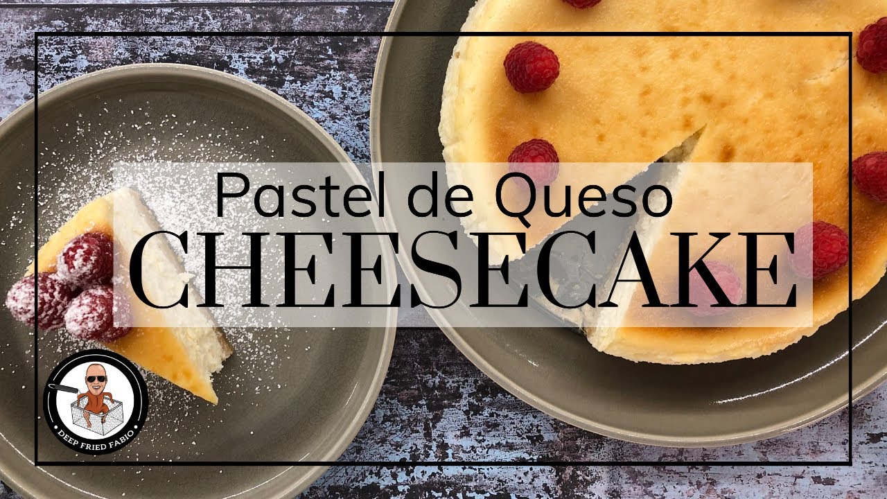Como hacer el mejor CHEESECAKE del mundo | Cremoso y delicioso PASTEL DE QUESO horneado