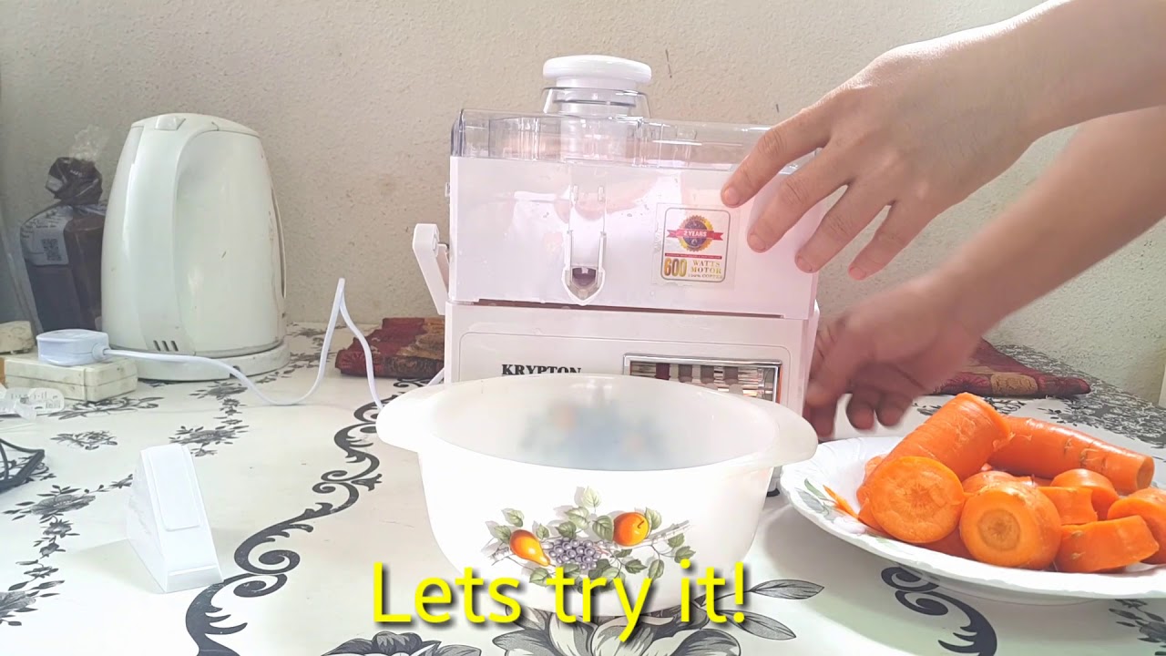 KRYPTON BLENDER and  JUICER #RANNELTV #KRYPTONJUICER #BLENDER #CARROTJUICES