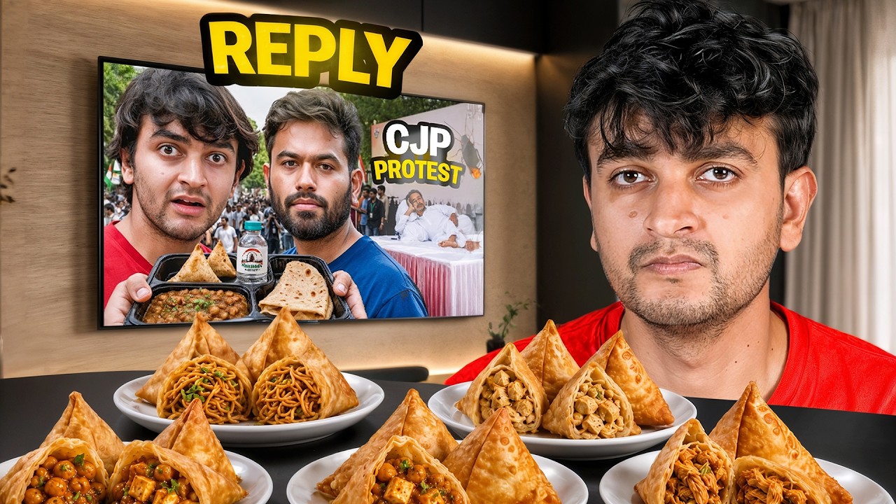 Trying Every Type of Samosa ft. CJP Protest Controversy