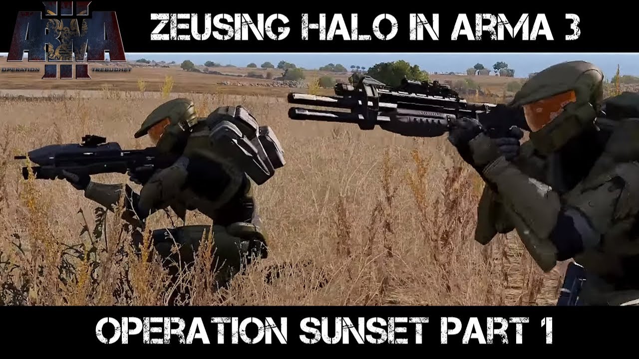 Halo in ArmA 3 - OpTRE Zeus Perspective - Operation Sunset part 1