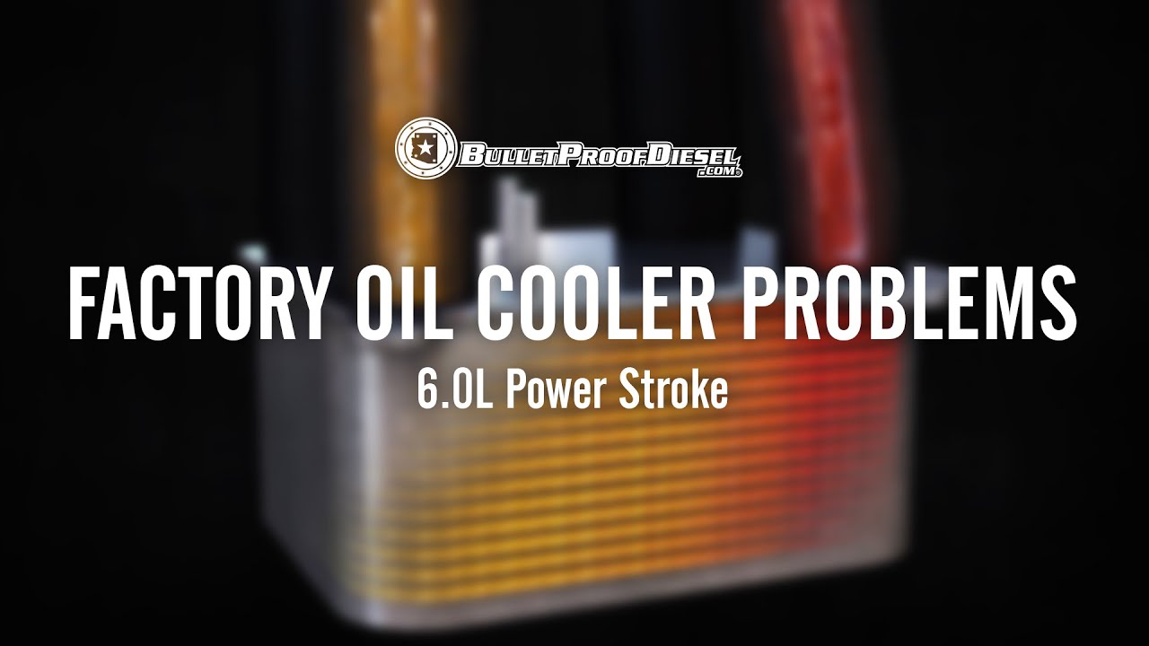 Problems with the Factory Engine Oil Cooler; 6.0L Power Stroke