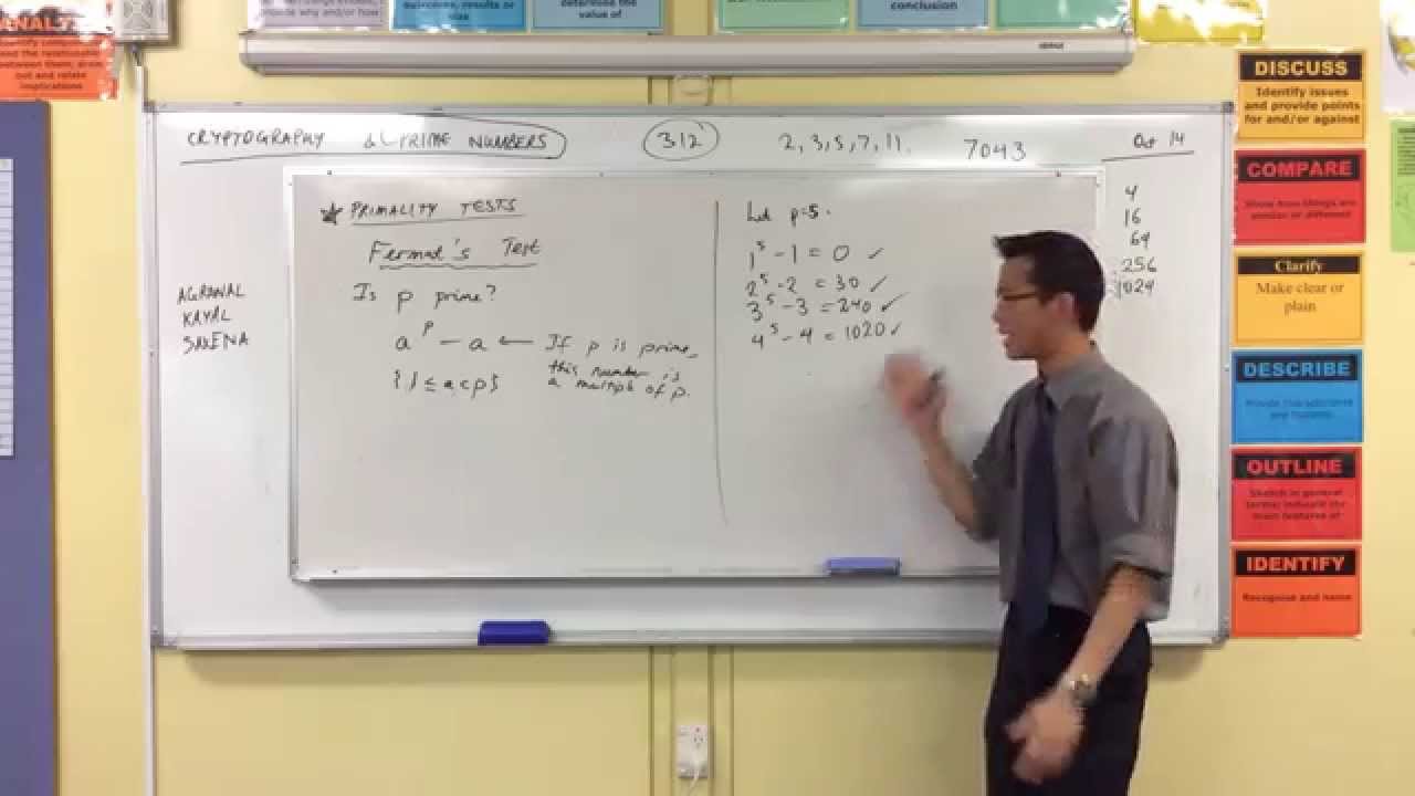 Primality (1 of 2: Fermat's Test)