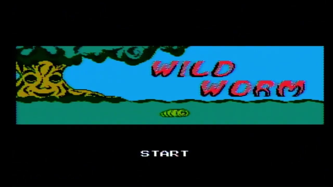 プレイコンピュータレトロ＃１１０WILD WORM 4面まで