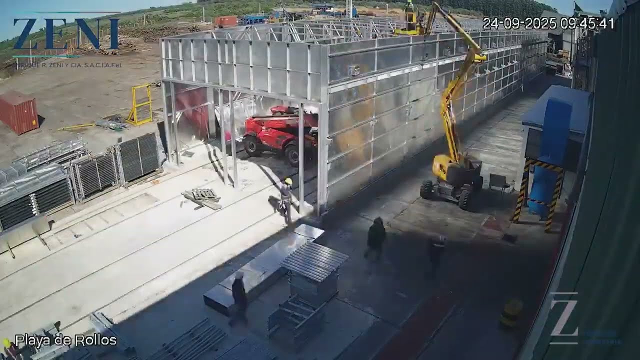 Timelapse | Construcción de secadero en planta industrial de madera – Enrique R. ZENI y Cía.