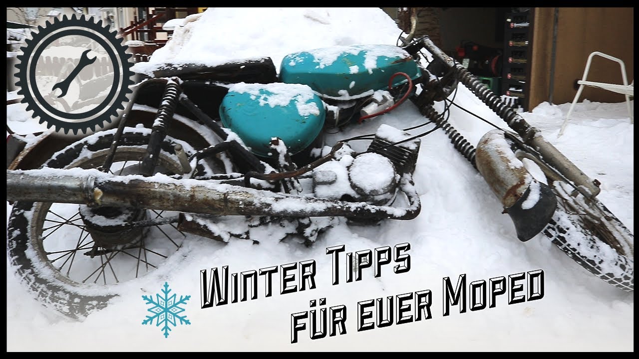 Moped winterfest machen - Wintertipps für eure Simson - Tutorial Tipps & Tricks