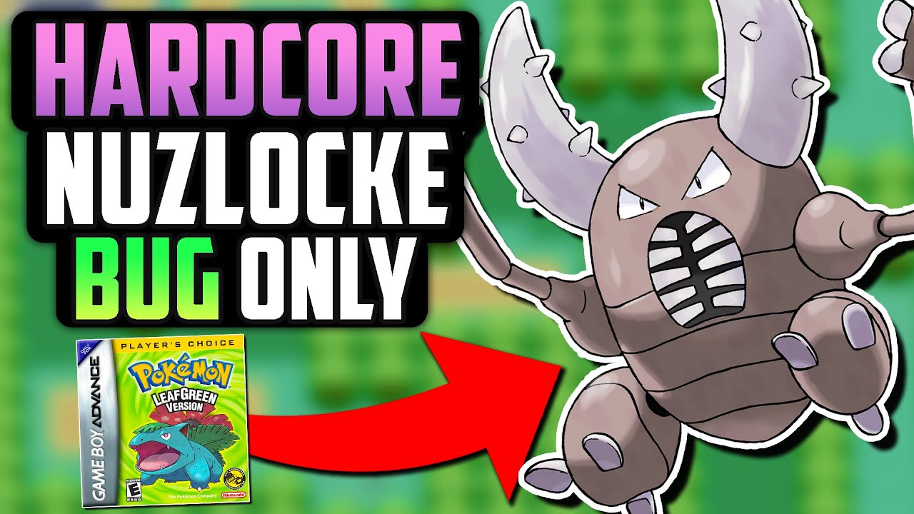 МОГУ ЛИ Я ПОБЕДИТЬ ПОКЕМОН LEAFGREEN HARDCORE NUZLOCKE, ИСПОЛЬЗУЯ ТОЛЬКО ЖУКОВЫЕ ТИПЫ!? (Вызов По...