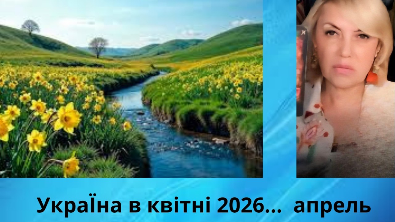 ✔️🔱 Україна в квітні 2026 ... апрель⁉️