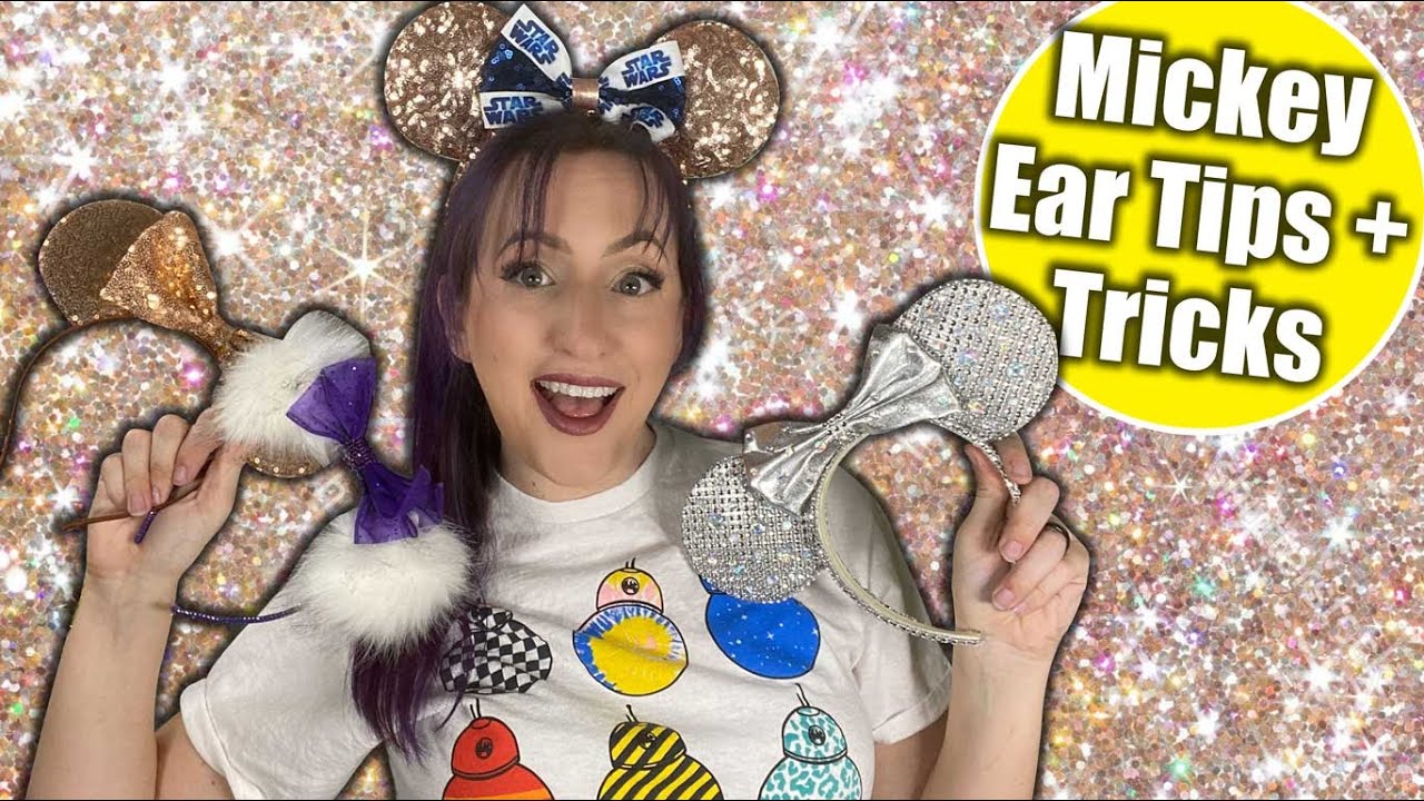 Mickey Ears Tips And Tricks: Packing for flights, Keeping them safe on rides, & wearing them all day