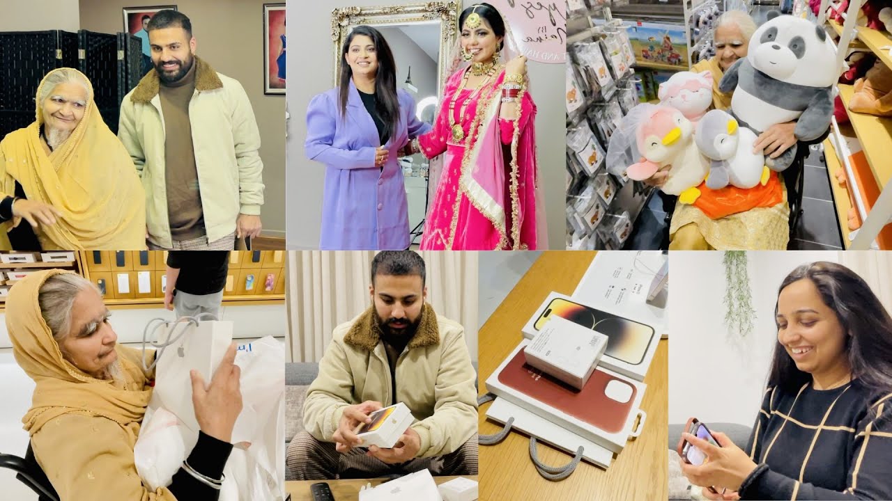 IPHONE 14 PRO MAX UNBOXING | MOM PRANKED ON GINNU | SASU MAA REACTION ON BRIDAL LOOK | INDER & KIRAT