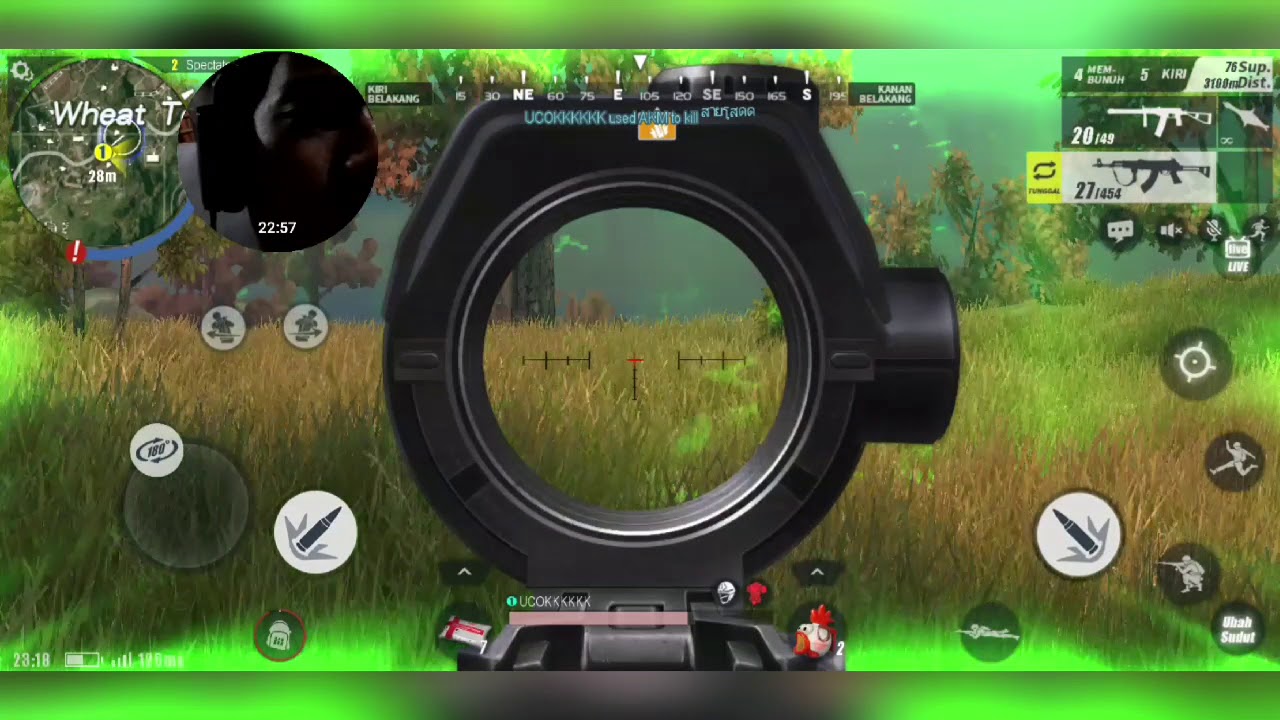 RuLes of survival (ROS) android samsung note 8 with UCOKKKKK