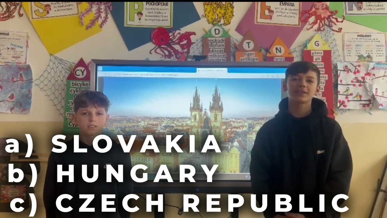Video quiz - Discover European Countries - (students from SLOVAKIA) Etwinning