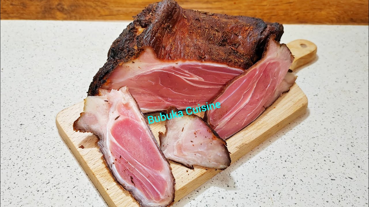 Ciolan de porc afumat tradițional reteta simpla pas cu pas!@BubukaCuisine