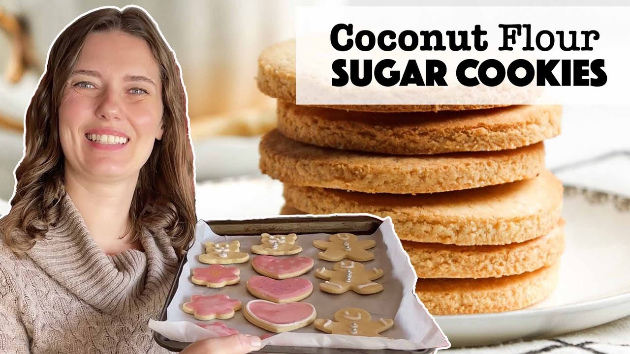 Coconut Flour Sugar Cookies - Cutout or Slice and Bake