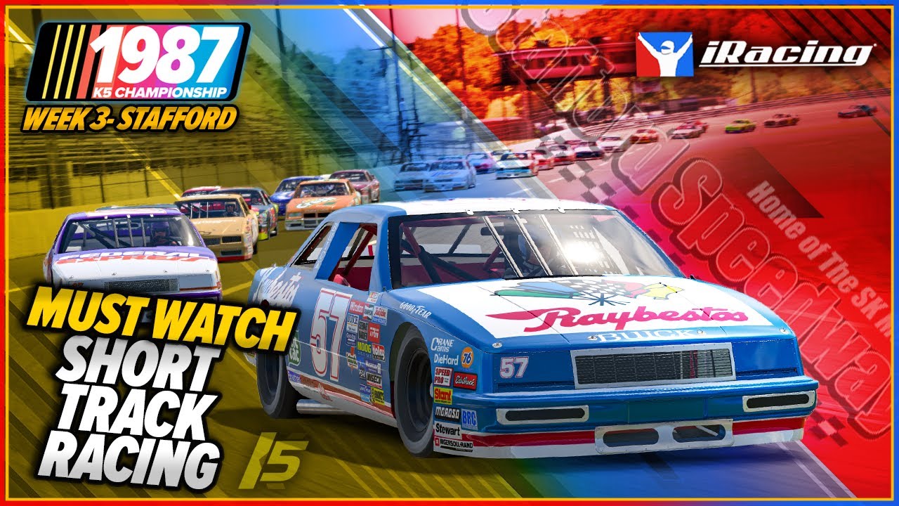 1987 K5 Championship - R3 - Stafford - iRacing NASCAR Gameplay