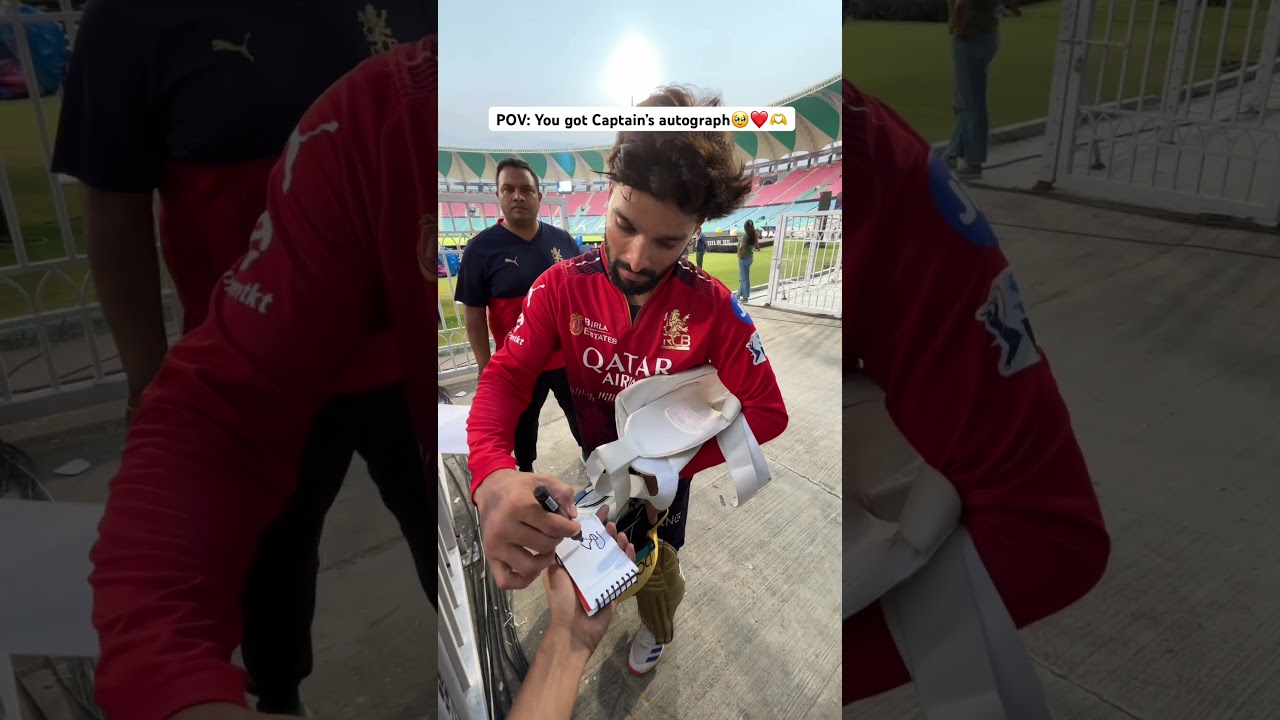 Captain made my day🥹🙇🏻❤️ Thank you Rajat Patidar Bhai 🫶 #rajatpatidar #ipl #rcb #rcbians