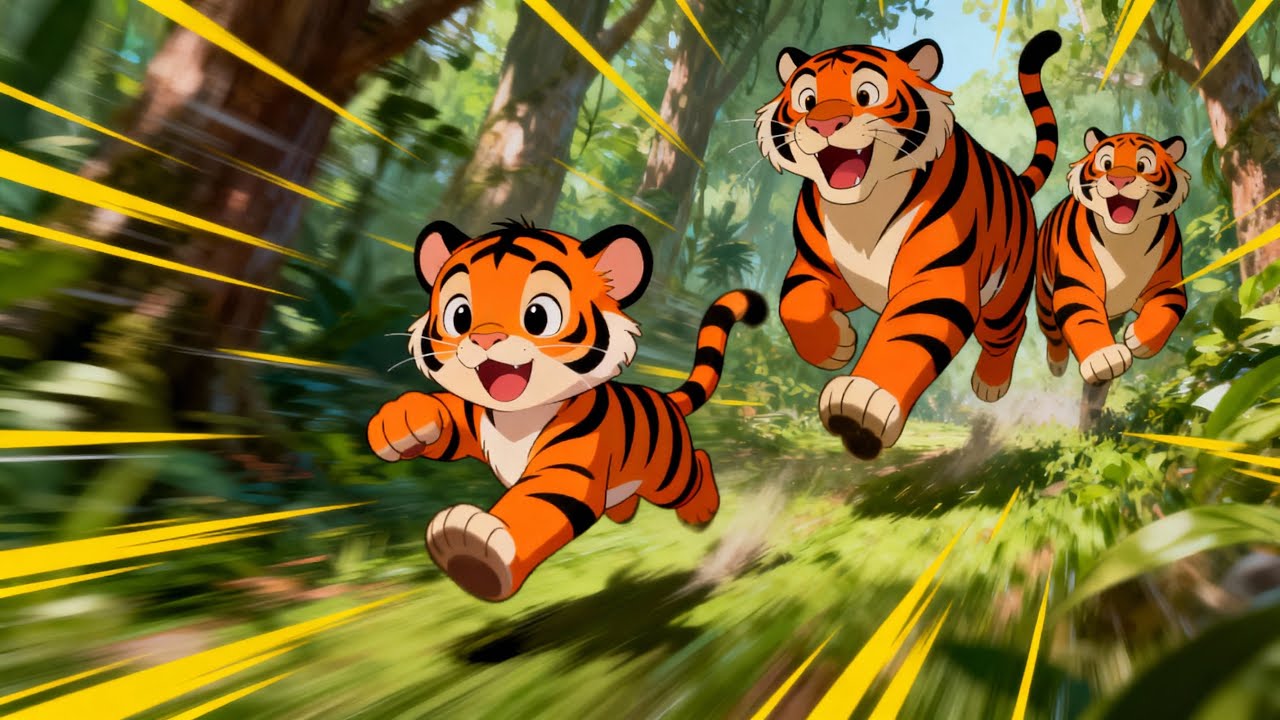 Baby tiger roar roar roar @kukutaleskids 