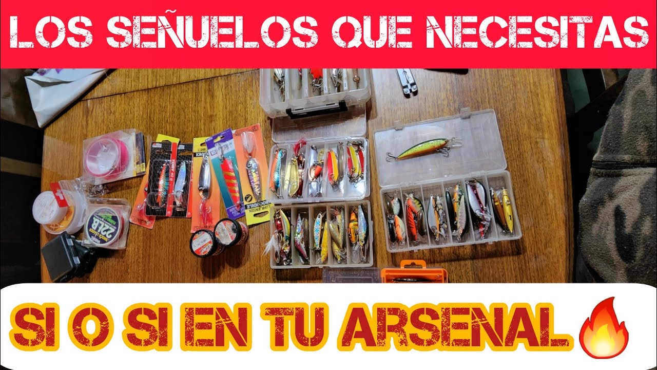LES MUESTRO LOS SEÑUELOS MAS EFECTIVOS DEL CANAL 🔥🎣 ADEMAS UNBOXING 📦 y más sorpresas 😱