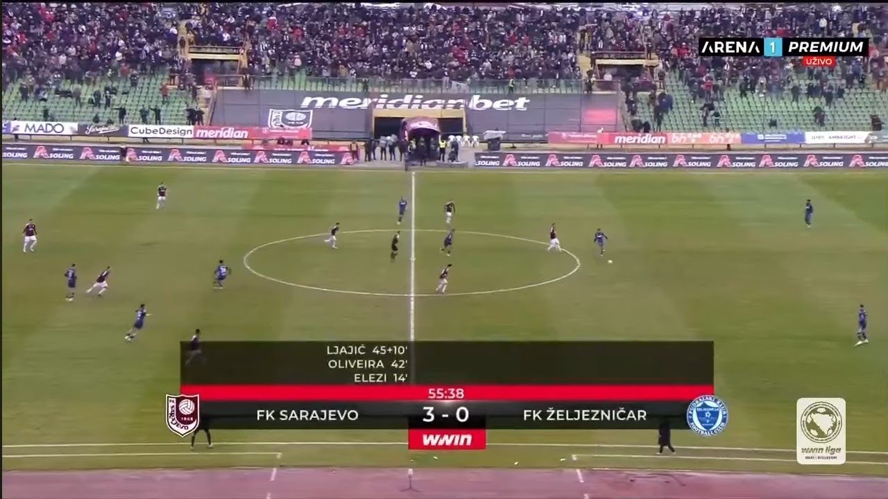 FK Sarajevo - NK Željezničar 4:0 / 7.12.2025.