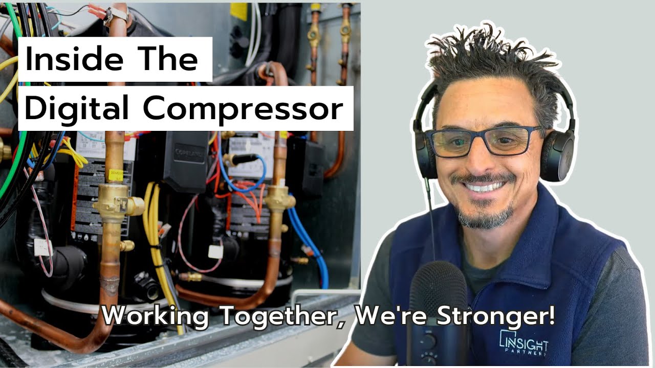 Внутри цифрового спирального компрессора