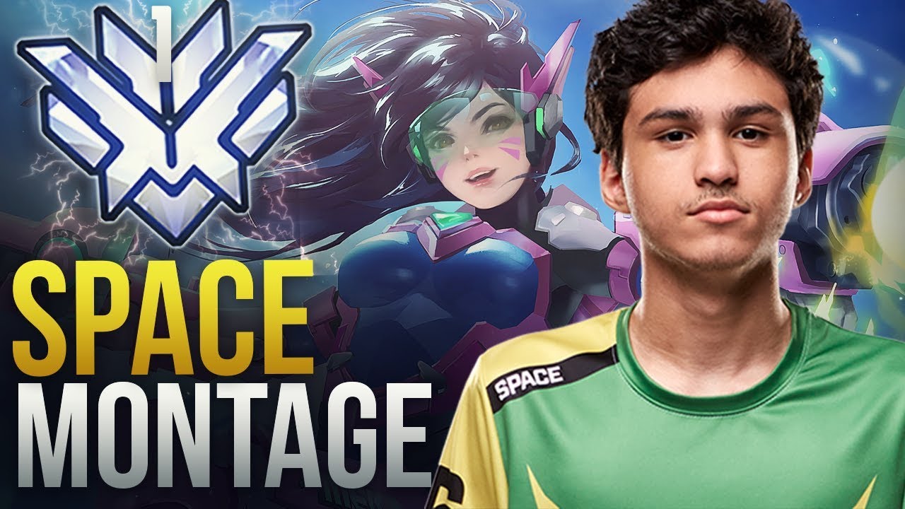 Space - INSANE RANK 1 OFF TANK NA - Overwatch Montage