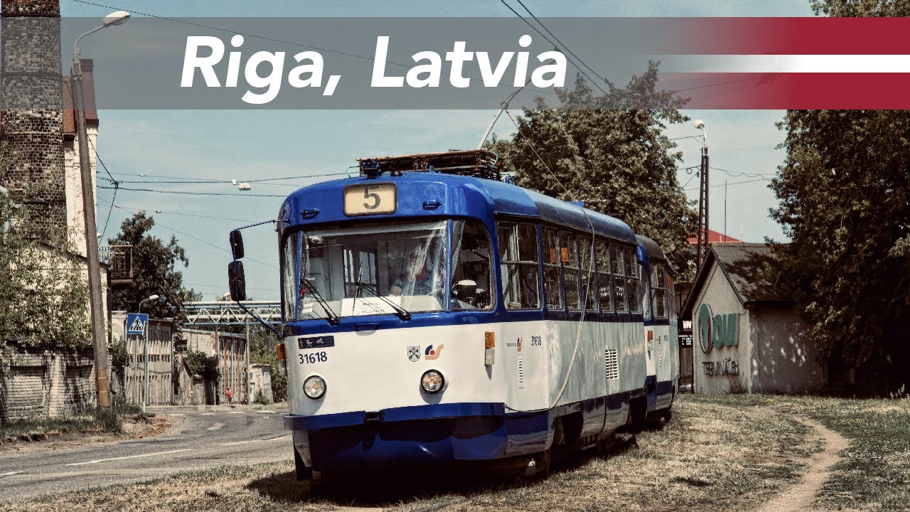 🇱🇻 Trams in Riga