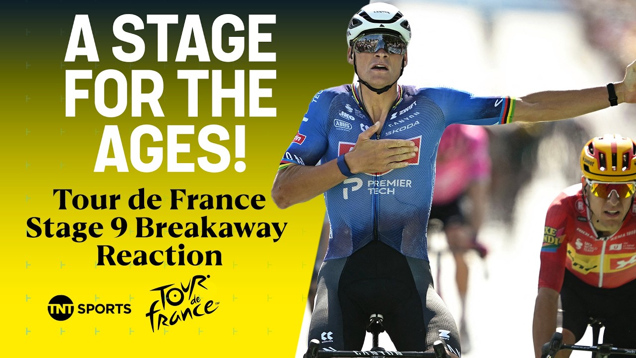 Tour de France Stage 9 REACTION: A thrilling battle in a heat shortened race! 🔥