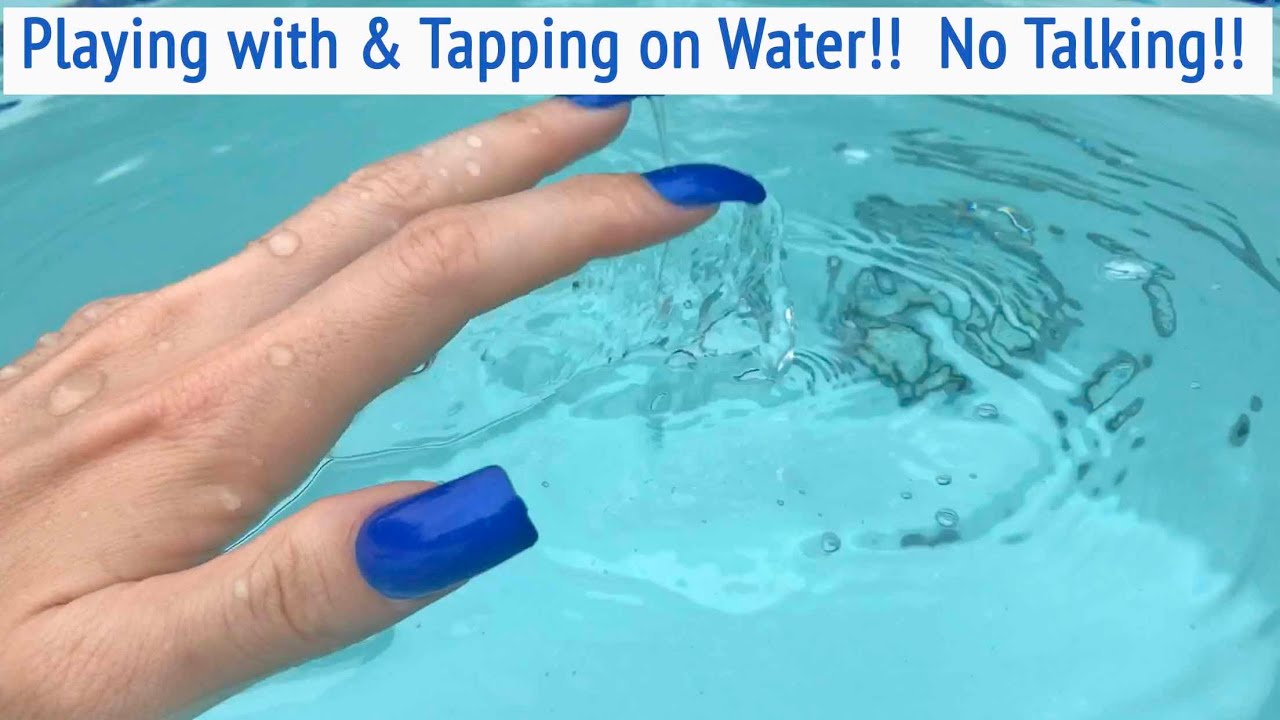 ASMR * Water Sounds * Water & Tile Tapping * No Talking * ASMRVilla