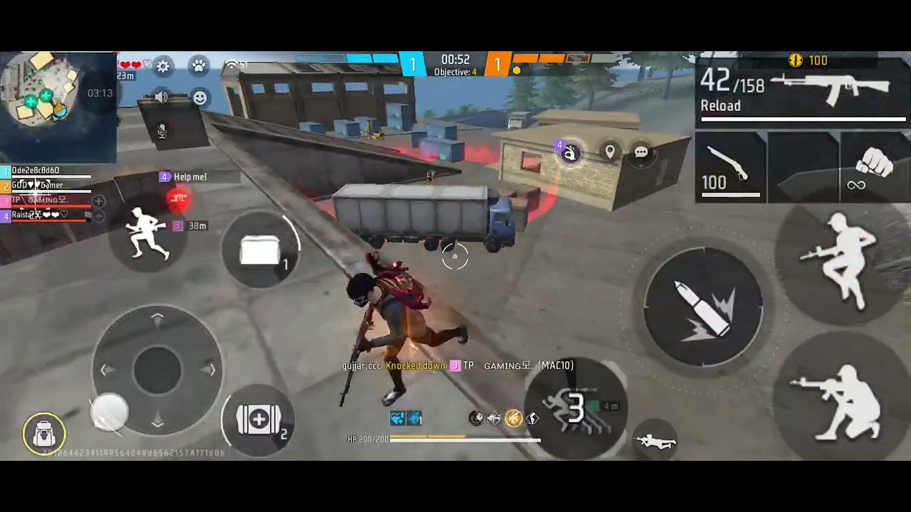CS rank gameplay Free fire video