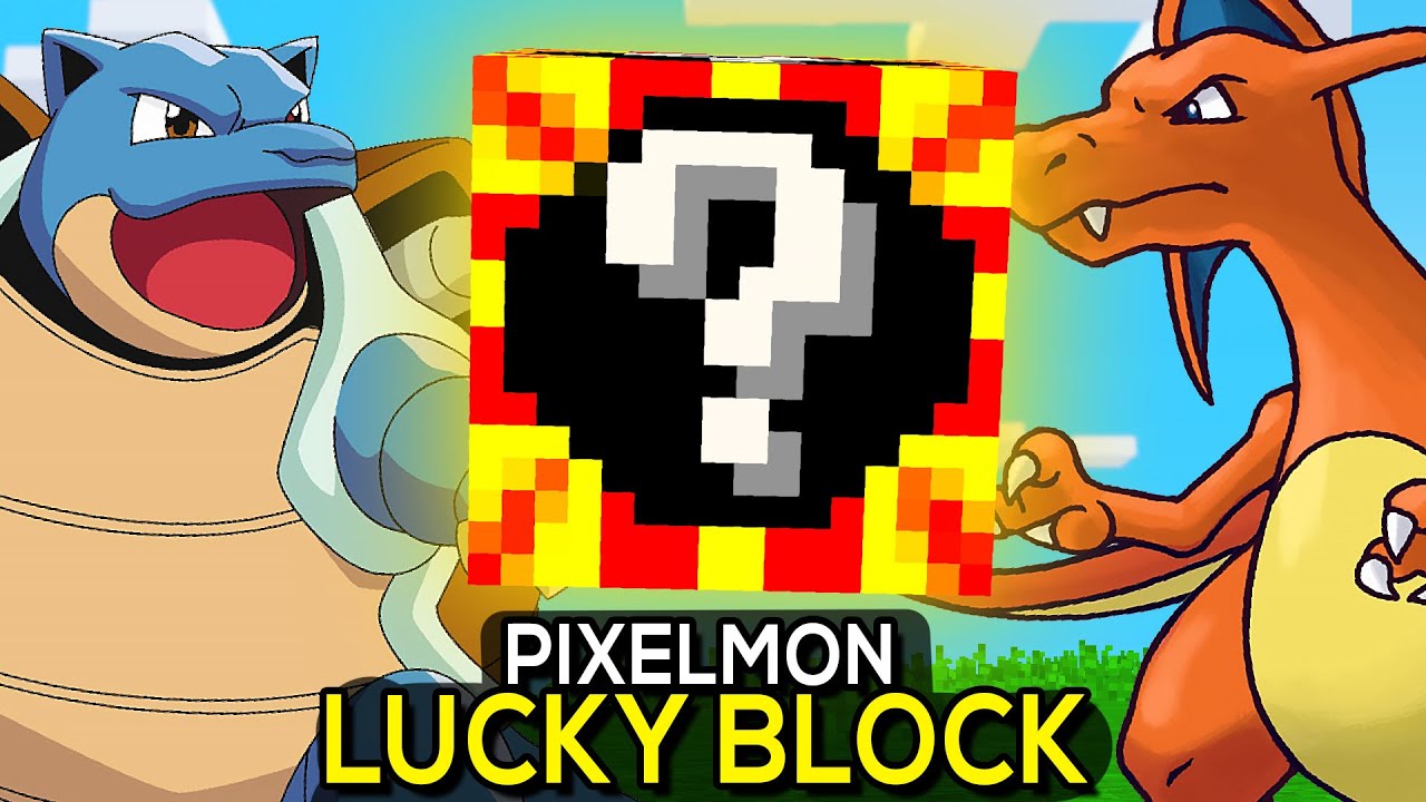 WALKI LEGENDARNYCH POKEMONÓW - MINECRAFT PIXELMON LUCKY BLOCK BATTLE z @Admiros