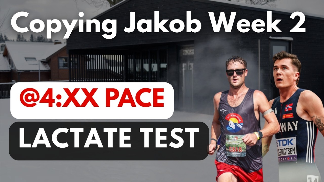 Massive 18x200m Hill Workout - Week 2 Copying Jakob